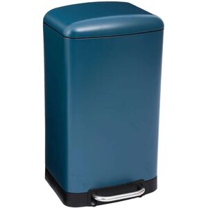 Cubo de metal azul navy 30L con pedal - Cubo de basura Cubo de metal azul navy 30L con pedal - Cubo de basura