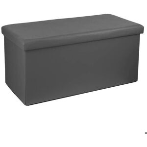 ATMOSPHERA Doppio Taburete plegable gris - Almacenamiento, Asiento cómodo ATMOSPHERA Doppio Taburete plegable gris - Almacenamiento, Asiento cómodo