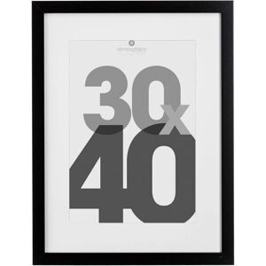 Cadre photo en bois noir Atmosphera - 30x40 cm - Publicité Cadre photo en bois noir Atmosphera - 30x40 cm - Publicité