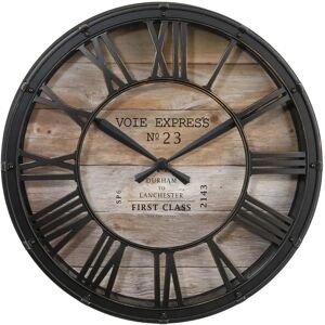 Horloge Murale Vintage Atmosphera D39cm - Publicité Horloge Murale Vintage Atmosphera D39cm - Publicité