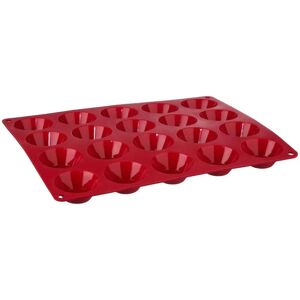 Molde de Silicona 5five - Rojo - Para 20 Petit Fours Molde de Silicona 5five - Rojo - Para 20 Petit Fours