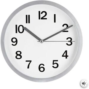 Horloge Murale Atmosphera D22 Gris - Mécanisme Silencieux - Publicité Horloge Murale Atmosphera D22 Gris - Mécanisme Silencieux - Publicité