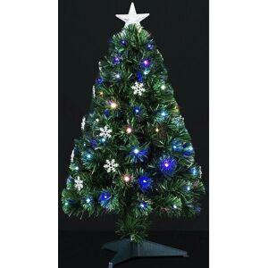 Árbol de fibra óptica de Feeric Lights & Christmas - 118 LEDs - 120cm Árbol de fibra óptica de Feeric Lights & Christmas - 118 LEDs - 120cm