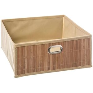 Marque Modèle - Panier de rangement en bambou naturel - Rangement salle de bain - Publicité Marque Modèle - Panier de rangement en bambou naturel - Rangement salle de bain - Publicité