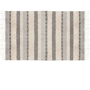 Tapis en coton naturel Atmosphera 156150B - Tapis géométrique - Publicité Tapis en coton naturel Atmosphera 156150B - Tapis géométrique - Publicité