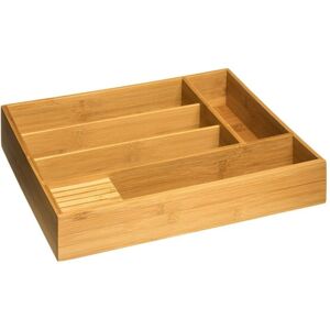 Organizer sztućców z bambusa 5five Simple Smart - Przechowywanie w kuchni Organizer sztućców z bambusa 5five Simple Smart - Przechowywanie w kuchni
