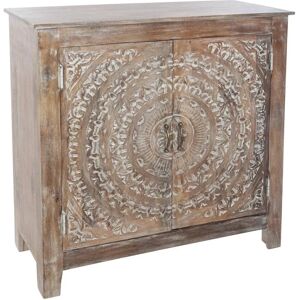 Credenza Shirel de Atmosphera - Madera de mango - 90x90cm - 2 puertas Credenza Shirel de Atmosphera - Madera de mango - 90x90cm - 2 puertas