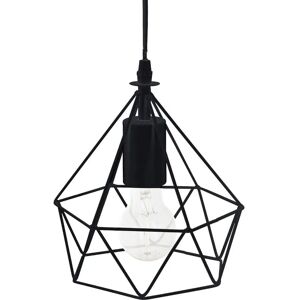 Lámpara colgante de metal negro Atmosphera - Decoración moderna industrial Lámpara colgante de metal negro Atmosphera - Decoración moderna industrial