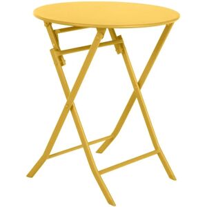 Hespéride Table de Jardin Pliable Greensboro Moutarde - Table de Jardin - Publicité Hespéride Table de Jardin Pliable Greensboro Moutarde - Table de Jardin - Publicité
