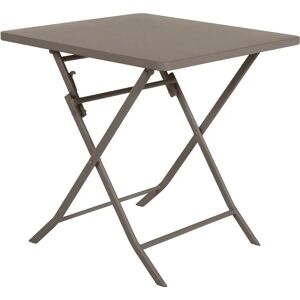 Hespéride - Mesa de jardín plegable compacta - Marrón - Mesa de jardín Hespéride - Mesa de jardín plegable compacta - Marrón - Mesa de jardín
