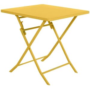 Mesa Plegable de Jardín Greensboro - Para espacios pequeños, Antióxido Mesa Plegable de Jardín Greensboro - Para espacios pequeños, Antióxido