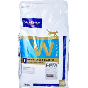 Virbac HPM Veterinary W1 Perte de poids & Diabète - Nourriture pour chats Virbac HPM Veterinary W1 Perte de poids & Diabète - Nourriture pour chats