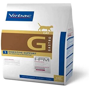 Virbac G1 Support Digestif pour Chats - Nourriture pour Chats - 3 kg Virbac G1 Support Digestif pour Chats - Nourriture pour Chats - 3 kg