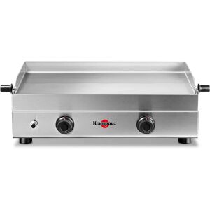 Barbecue Gaz Krampouz PFSV2MA-KR Acier Inox - 3400W Barbecue Gaz Krampouz PFSV2MA-KR Acier Inox - 3400W