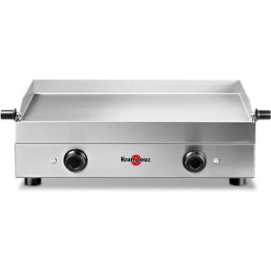 Grill électrique en inox Krampouz PFSV2AA-KR - Double zone - Publicité Grill électrique en inox Krampouz PFSV2AA-KR - Double zone - Publicité
