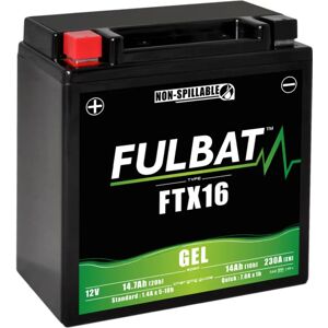 Batterie GEL haute capacité Fulbat FTX 16 Résistante aux vibrations - Batterie - Publicité Batterie GEL haute capacité Fulbat FTX 16 Résistante aux vibrations - Batterie - Publicité