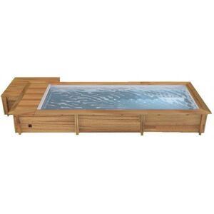 Piscine Rectangulaire en Bois Procopi - 6x2,5x1,33 m - Avec Rangement et Volet - Publicité Piscine Rectangulaire en Bois Procopi - 6x2,5x1,33 m - Avec Rangement et Volet - Publicité