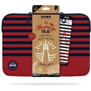 Port Designs La Marinière 15,6" Náutico, Rojo Funda para portátil Port Designs La Marinière 15,6" Náutico, Rojo Funda para portátil