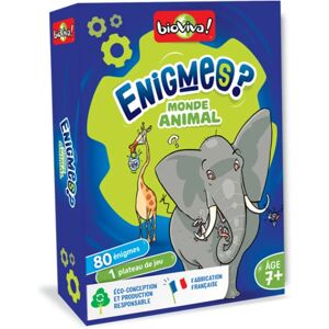 Bioviva Les Enigmes Monde Animal - Fabrication française, Jeu éducatif, 2-6 joueurs - Jeu de société Bioviva Les Enigmes Monde Animal - Fabrication française, Jeu éducatif, 2-6 joueurs - Jeu de société
