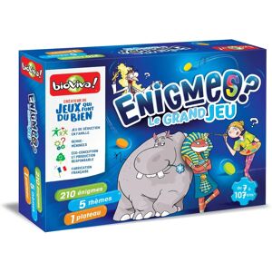 Jeu de Science Bioviva - Le Grand Défi des Énigmes - Publicité Jeu de Science Bioviva - Le Grand Défi des Énigmes - Publicité