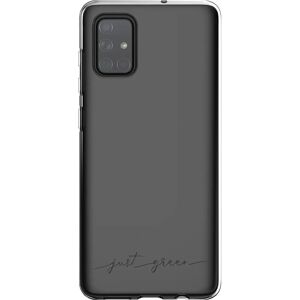 Coque écologique Just Green pour Galaxy A71 - Transparente - Publicité Coque écologique Just Green pour Galaxy A71 - Transparente - Publicité