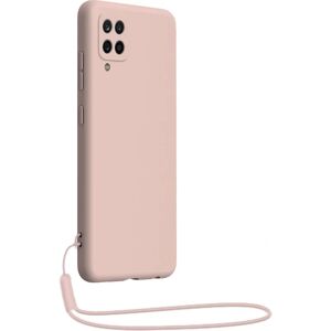 Bigben rosa silikonfodral med handledsrem för Galaxy A12 Bigben rosa silikonfodral med handledsrem för Galaxy A12