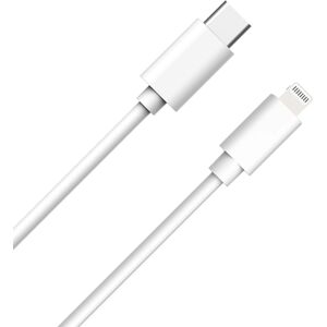 WOW Technologie WOWCBLMFIC1MW Câble Lightning - USB 3.2 Gen 1 - Blanc - Publicité WOW Technologie WOWCBLMFIC1MW Câble Lightning - USB 3.2 Gen 1 - Blanc - Publicité