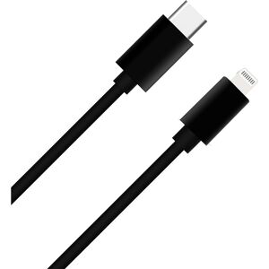 Câble Lightning WOW - 1m Noir - USB C/Lightning, Charge rapide - Publicité Câble Lightning WOW - 1m Noir - USB C/Lightning, Charge rapide - Publicité