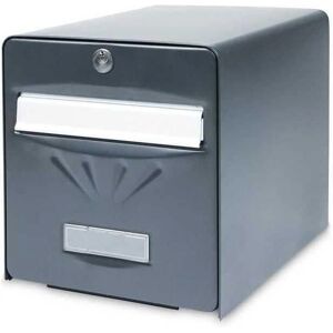 Burg-Wachter Gray Stainless Steel Letterbox - Wall Mount, 28x36.5x31 cm Burg-Wachter Gray Stainless Steel Letterbox - Wall Mount, 28x36.5x31 cm