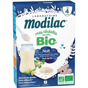 Modilac Céréales Bio Nuit Calm - Bébé & Maman - Publicité Modilac Céréales Bio Nuit Calm - Bébé & Maman - Publicité