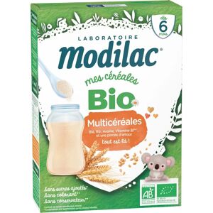 Modilac Céréales Bio Multi Céréales 250 g - Bébé & Maman - Publicité Modilac Céréales Bio Multi Céréales 250 g - Bébé & Maman - Publicité