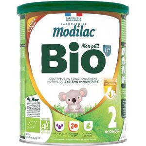 Modilac Modilac Bio Lf+2 6-12 mois 800g - Publicité Modilac Modilac Bio Lf+2 6-12 mois 800g - Publicité