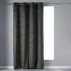 Douceur d'intérieur Velvetine Grey Curtains - 140x240cm Douceur d'intérieur Velvetine Grey Curtains - 140x240cm