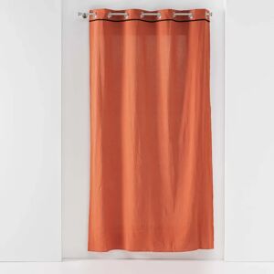 Douceur d’intérieur Cotton Eyelet Curtain - 135x240cm - Terracotta Douceur d’intérieur Cotton Eyelet Curtain - 135x240cm - Terracotta