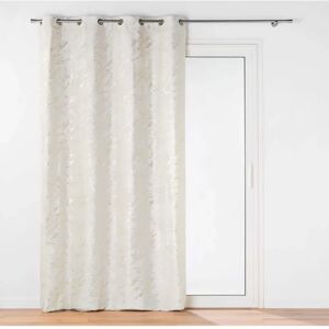 Douceur d'Interieur Samtvorhang - Marmor-Effekt - 260x140cm - Weiß Douceur d'Interieur Samtvorhang - Marmor-Effekt - 260x140cm - Weiß