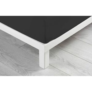 Douceur d'intérieur Cotton Fitted Sheet - Black Douceur d'intérieur Cotton Fitted Sheet - Black