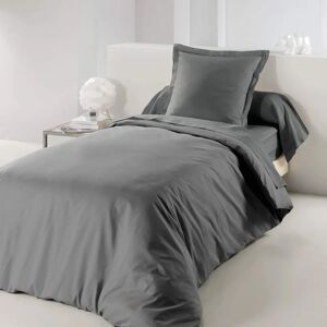Douceur d'Intérieur - 1640737 - Gray Quilt Cover - 140x200cm Douceur d'Intérieur - 1640737 - Gray Quilt Cover - 140x200cm