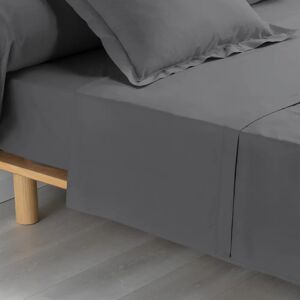 Douceur D Intérieur Grey Percale Bed Sheet - Bed Sheet Douceur D Intérieur Grey Percale Bed Sheet - Bed Sheet
