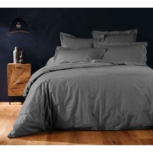 Anthracite Cotton Duvet Cover - Duvet Cover Anthracite Cotton Duvet Cover - Duvet Cover