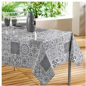 Douceur d'Intérieur Grey Waterproof Stain-Resistant Tablecloth - Table Type Douceur d'Intérieur Grey Waterproof Stain-Resistant Tablecloth - Table Type