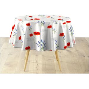 SISTERON Nappe ronde pour jardin - Motif floral 160cm - Publicité SISTERON Nappe ronde pour jardin - Motif floral 160cm - Publicité