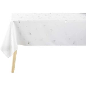 Mantel de mesa patrón árbol de Navidad blanco SAPIN Mantel de mesa patrón árbol de Navidad blanco SAPIN