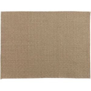 Conjunto de 2 sousplat em kaki de juta e modal - Douceur d Intérieur Conjunto de 2 sousplat em kaki de juta e modal - Douceur d Intérieur