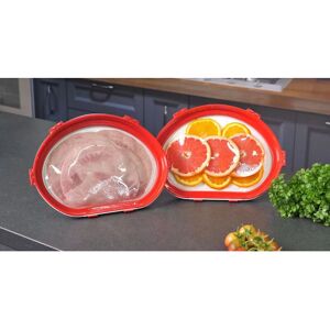 Genius Ideas - GI-127121 - Oval - Freshness System - Boîte repas - Publicité Genius Ideas - GI-127121 - Oval - Freshness System - Boîte repas - Publicité