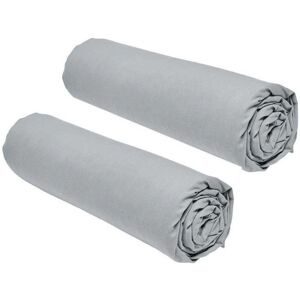 Drap-housse essentiel TODAY gris - 160 x 200 cm Drap-housse essentiel TODAY gris - 160 x 200 cm