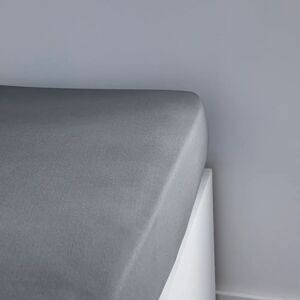 Drap housse TODAY Gris 140 x 190 cm Drap housse TODAY Gris 140 x 190 cm