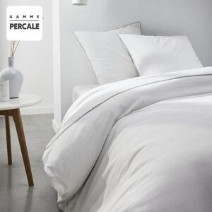 Housse de couette TODAY Percale Blanche - Style lit double - Publicité Housse de couette TODAY Percale Blanche - Style lit double - Publicité