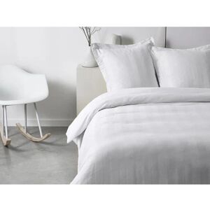 Marca Modelo - Funda de satén blanca - Juego de cama Marca Modelo - Funda de satén blanca - Juego de cama