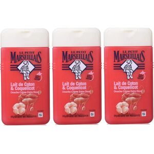 Le Petit Marseillais Crème de Douche Lait de Coton & Coquelicot - Peaux Sensibles - Publicité Le Petit Marseillais Crème de Douche Lait de Coton & Coquelicot - Peaux Sensibles - Publicité