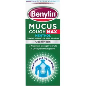 Benylin Mucus Cough Max Menthol 150ml - Chest Congestion Relief Benylin Mucus Cough Max Menthol 150ml - Chest Congestion Relief